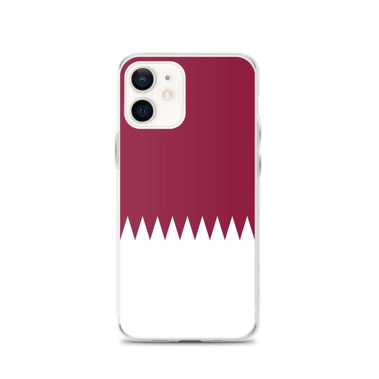Coque iphone drapeau qatar souple antichoc transparente