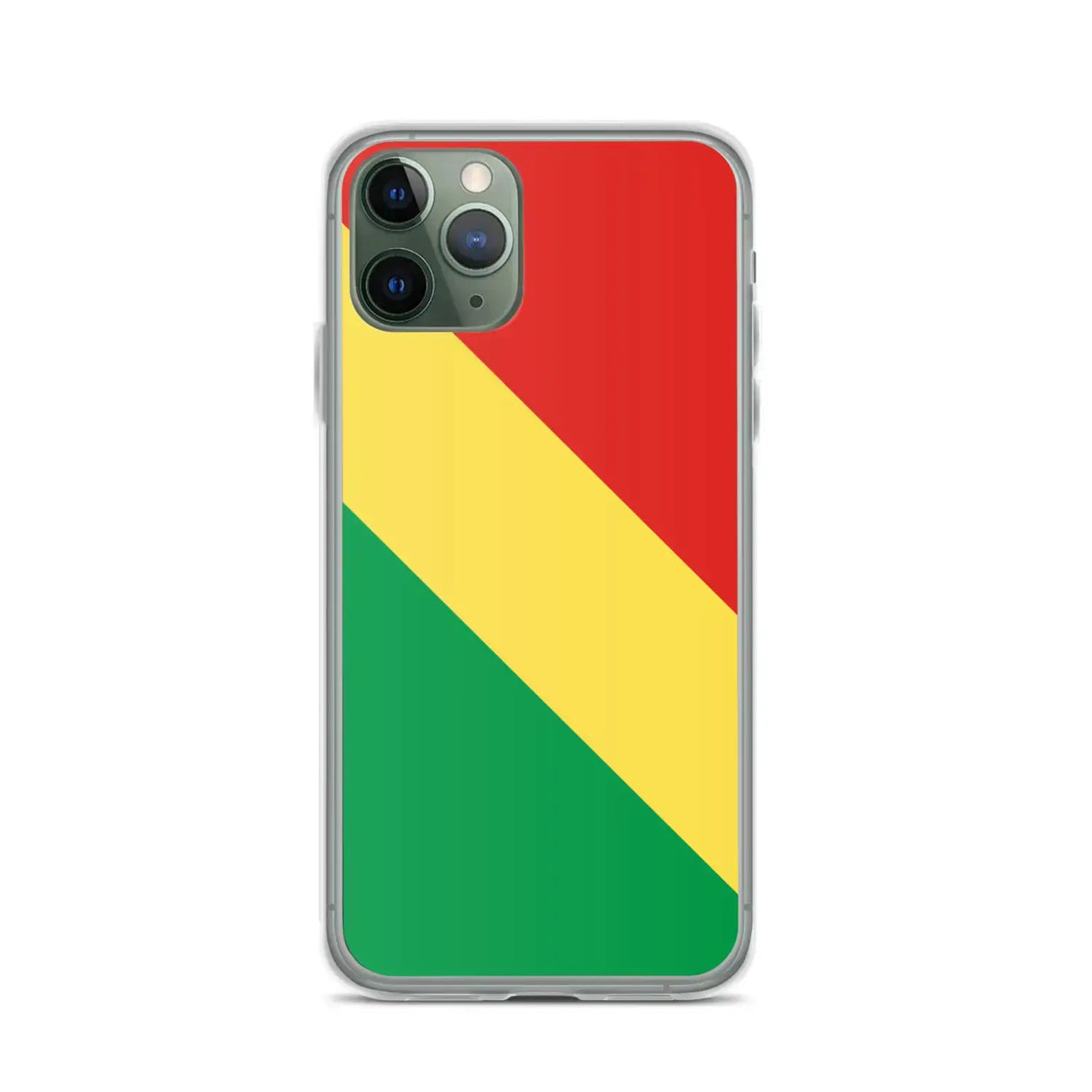 Coque iphone drapeau république du congo souple antichoc