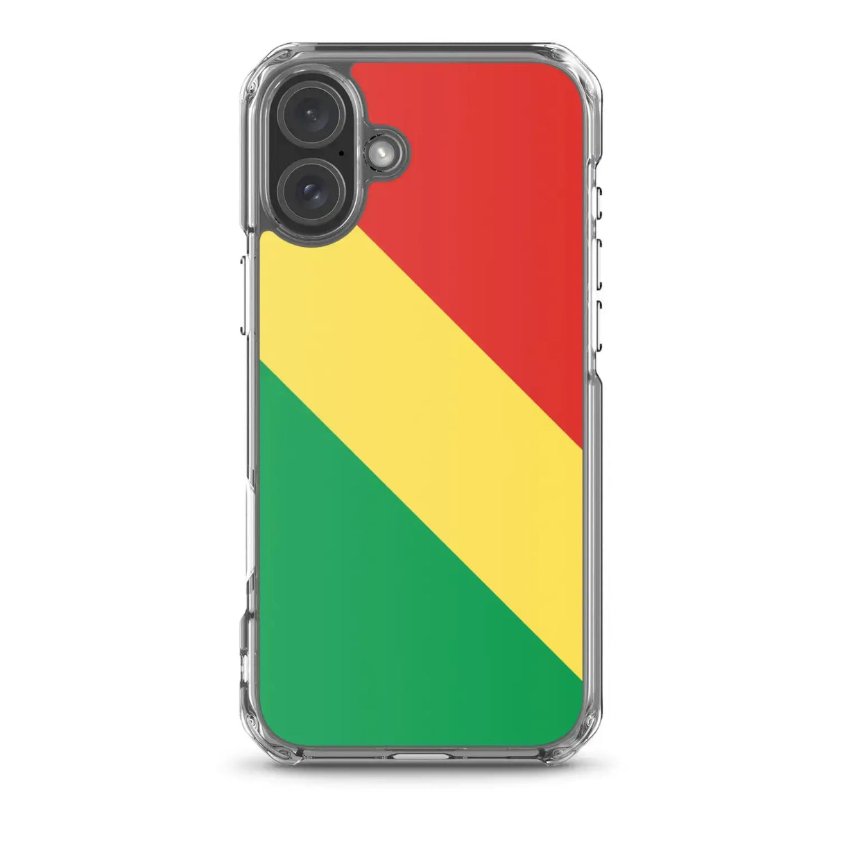 Coque iphone drapeau république du congo souple antichoc