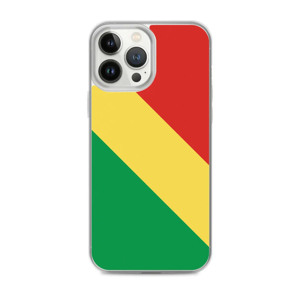 Coque iphone drapeau république du congo souple antichoc
