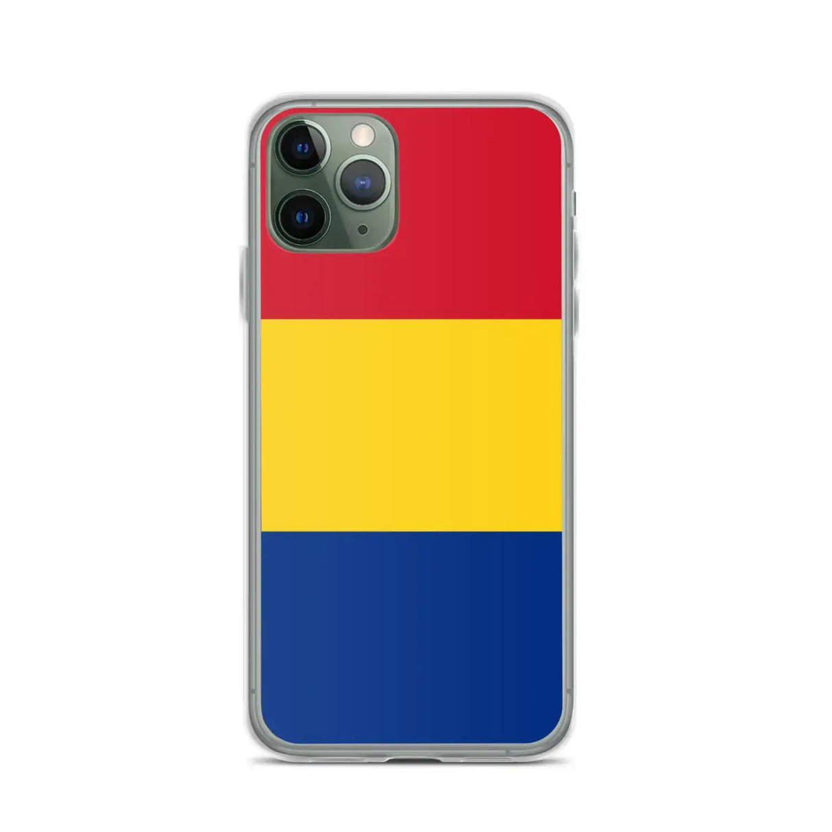 Coque iphone drapeau roumanie souple résistante antichoc