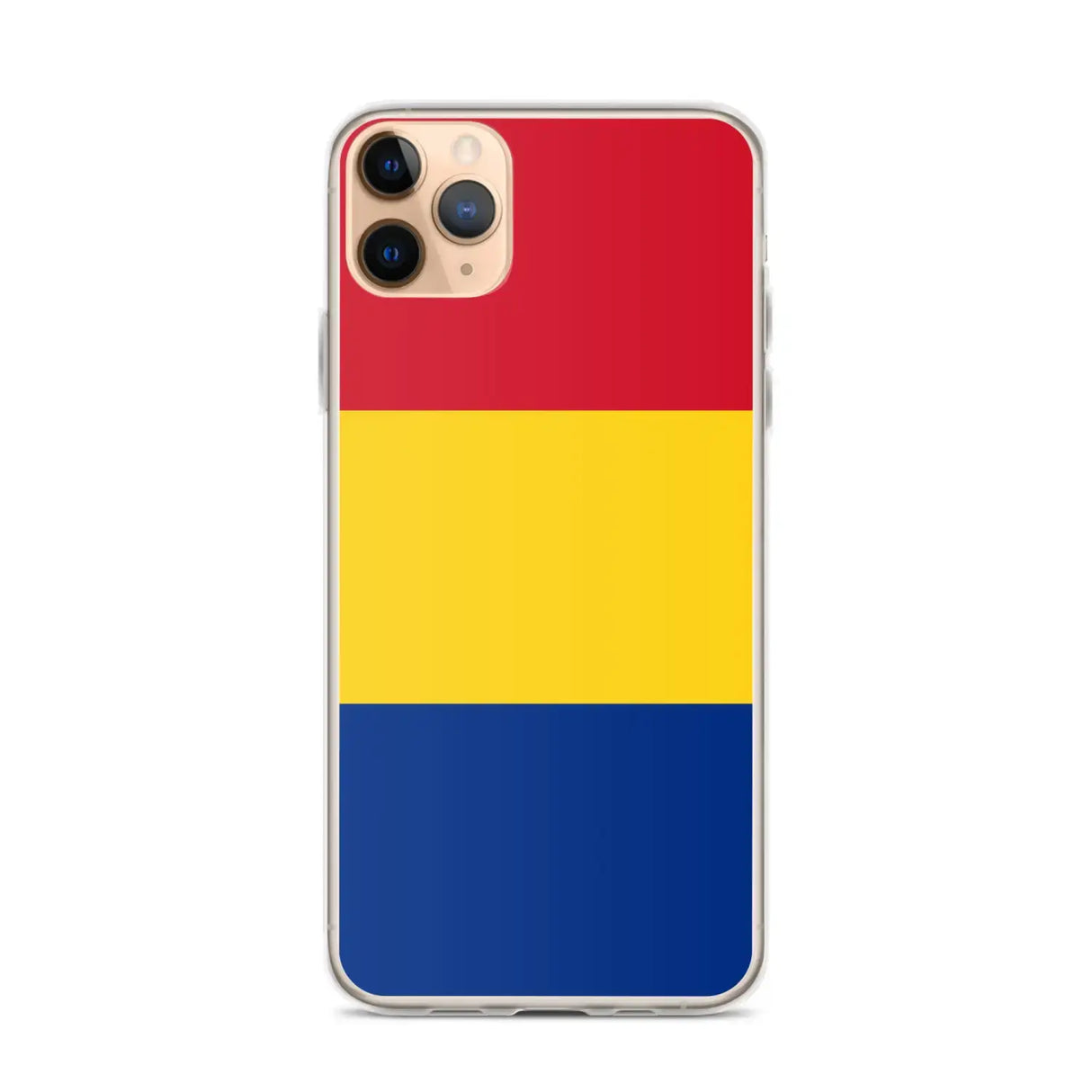 Coque iphone drapeau roumanie souple résistante antichoc