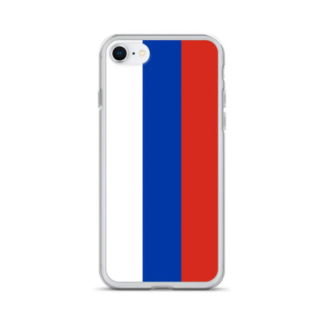 Coque iphone drapeau russie souple résistante antichoc