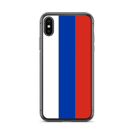 Coque iphone drapeau russie souple résistante antichoc