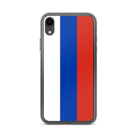 Coque iphone drapeau russie souple résistante antichoc