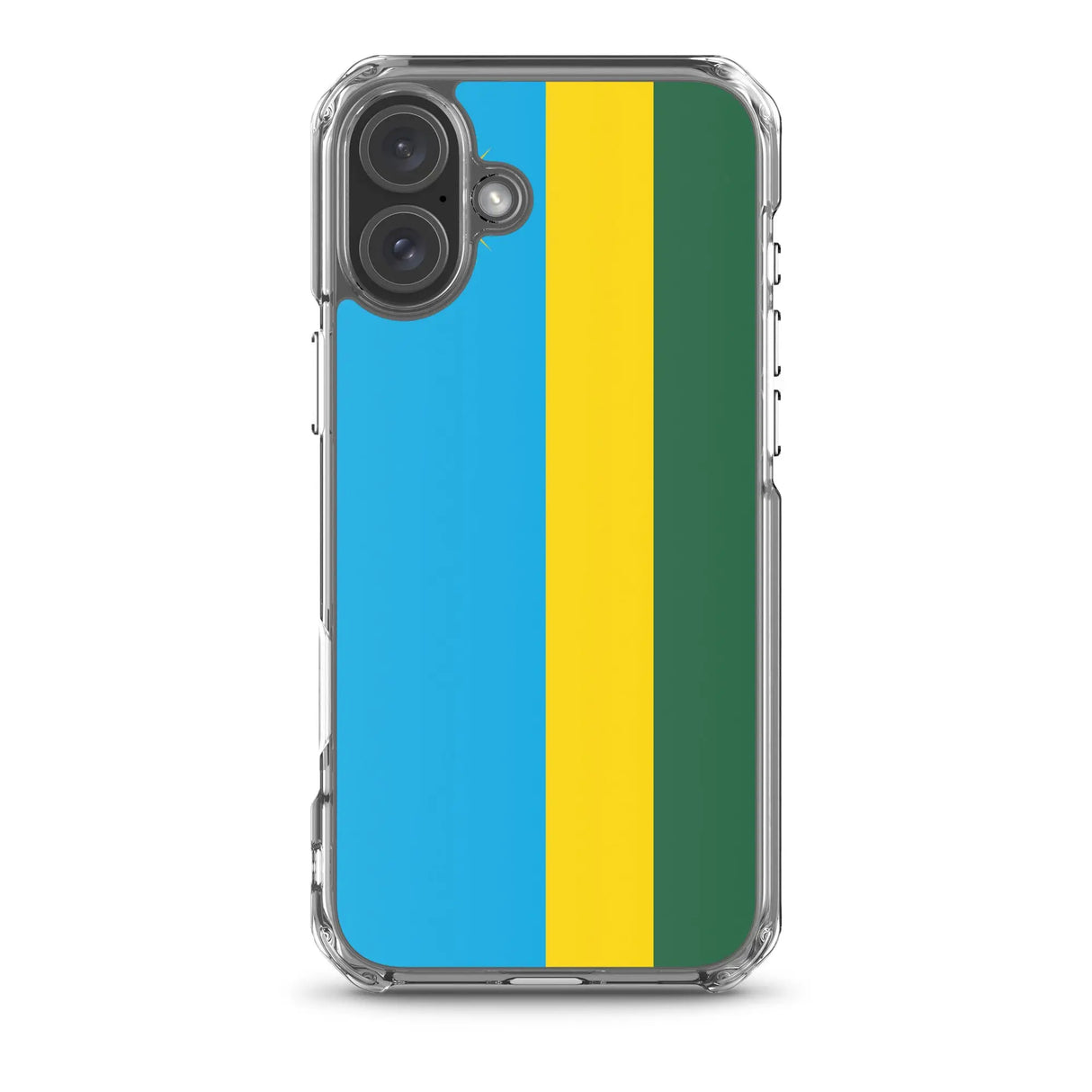 Coque iphone drapeau rwanda souple résistante antichoc
