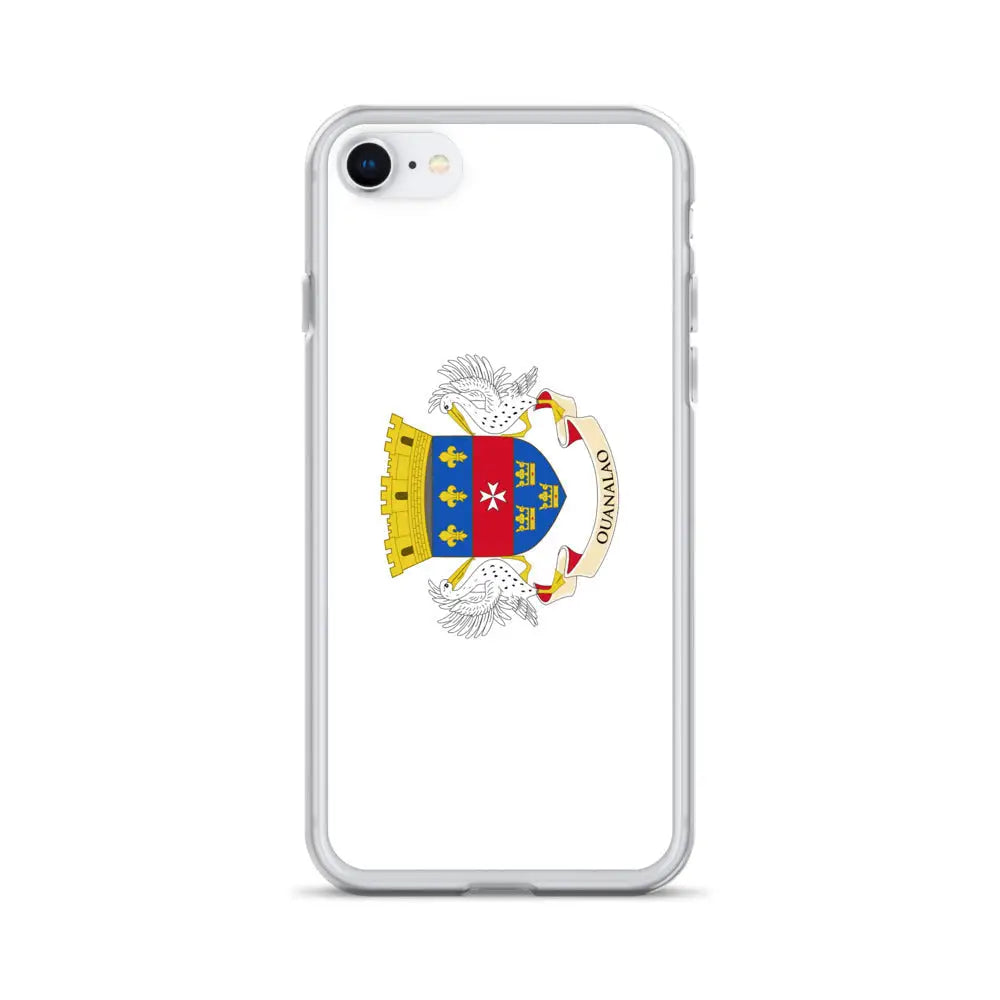 Coque iphone drapeau saint-barthélemy souple antichoc