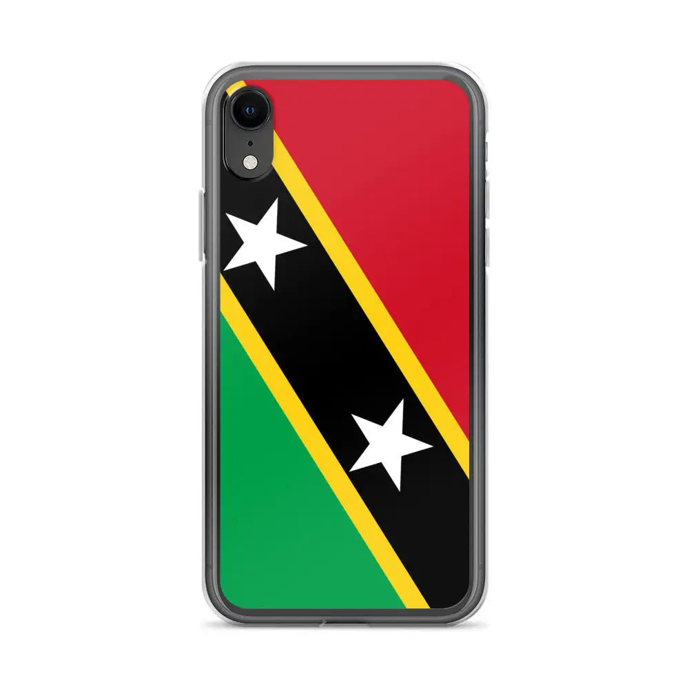 Coque iphone drapeau saint-christophe-et-niévès souple antichoc