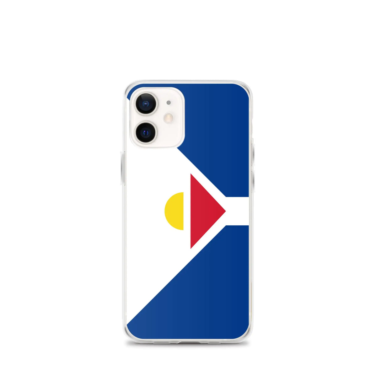 Coque iphone drapeau saint-martin souple antichoc transparente