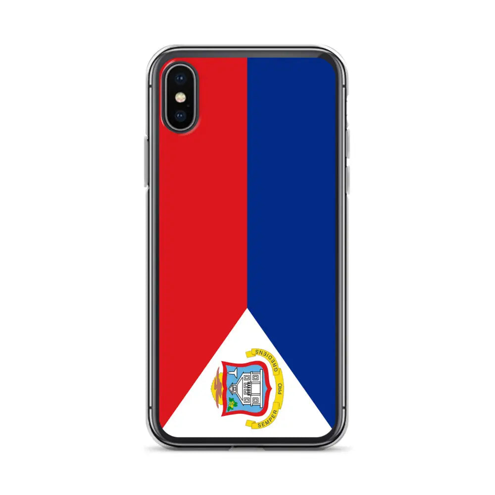 Coque iphone drapeau saint-martin souple et antichoc