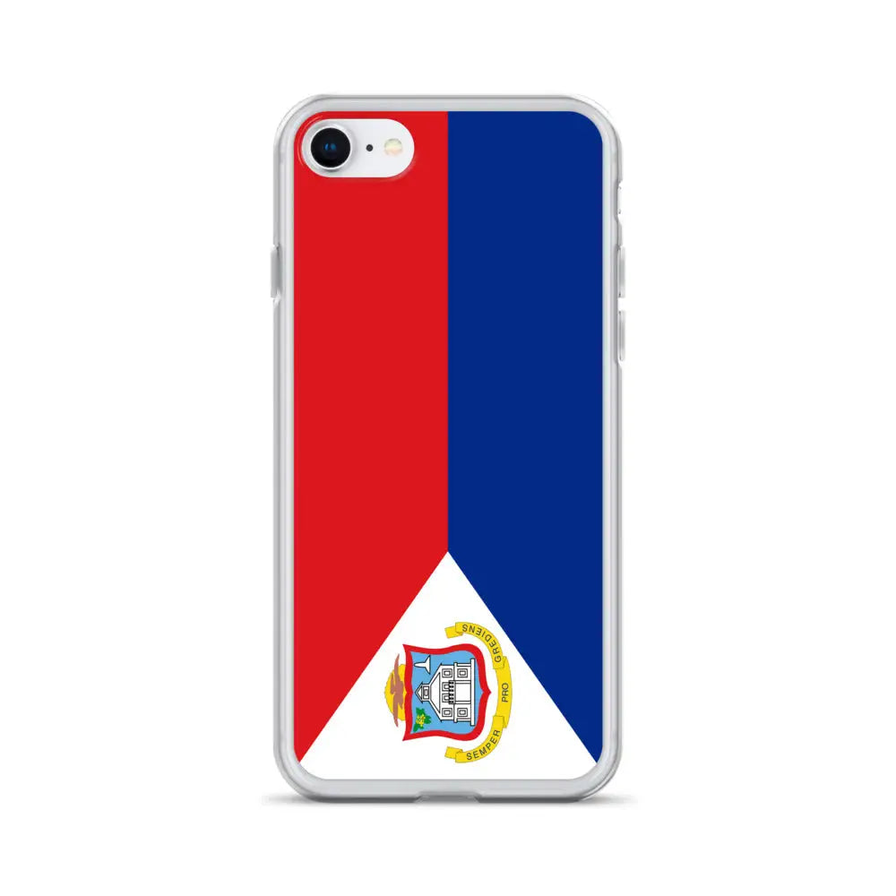 Coque iphone drapeau saint-martin souple et antichoc