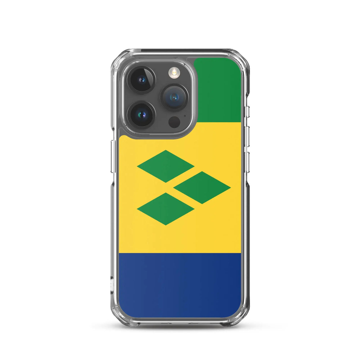 Coque iphone drapeau saint-vincent souple antichoc