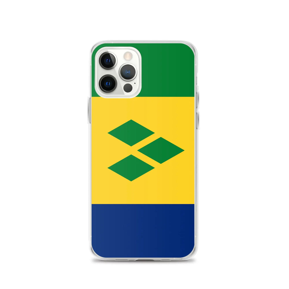 Coque iphone drapeau saint-vincent souple antichoc