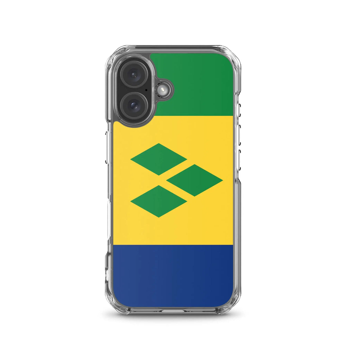 Coque iphone drapeau saint-vincent souple antichoc