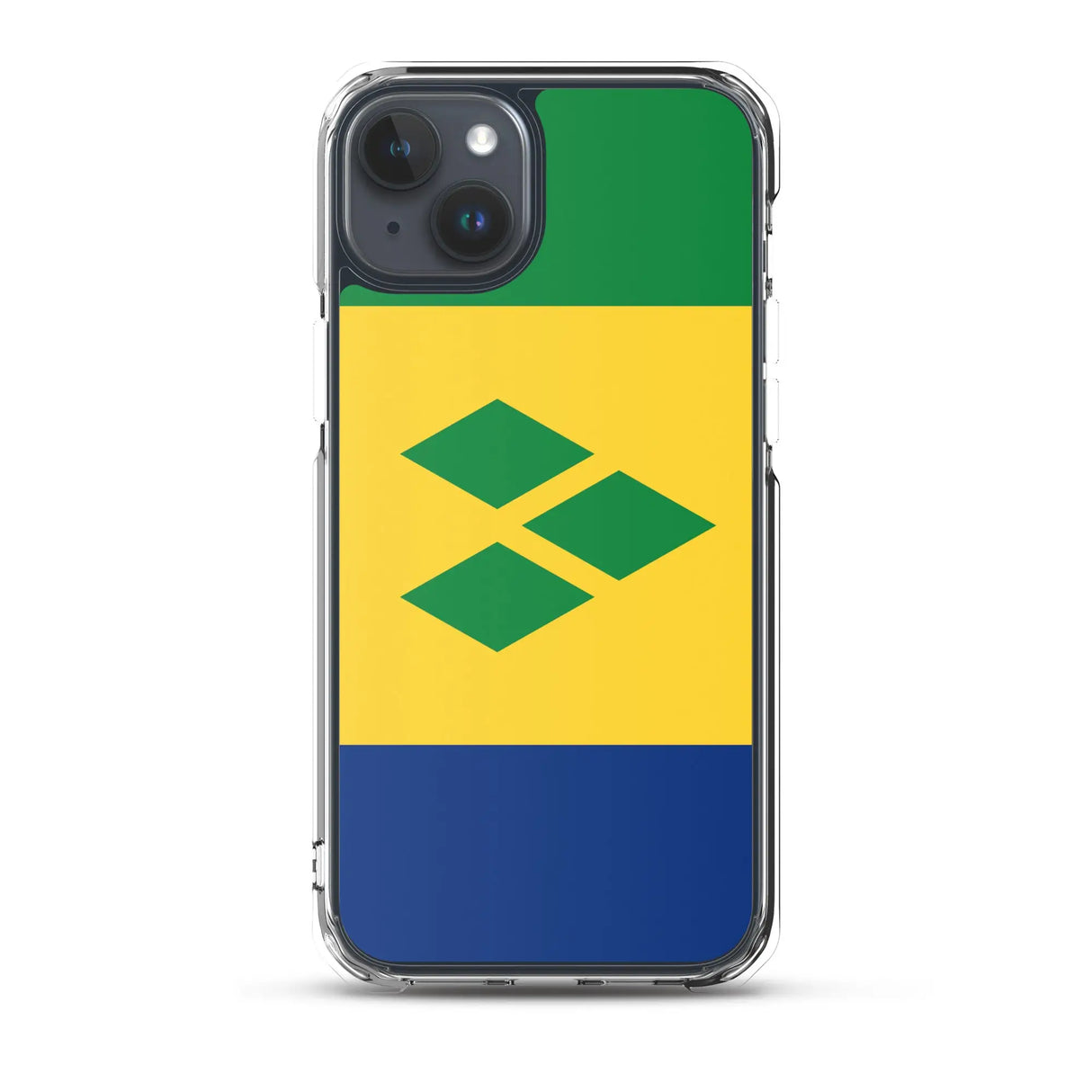 Coque iphone drapeau saint-vincent souple antichoc