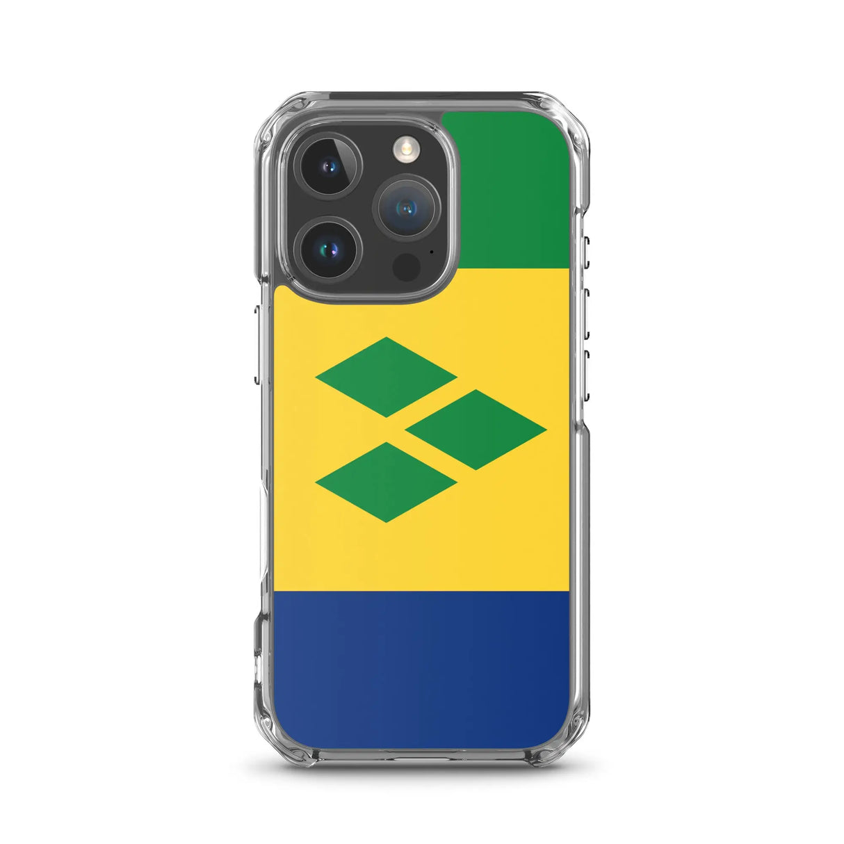Coque iphone drapeau saint-vincent souple antichoc