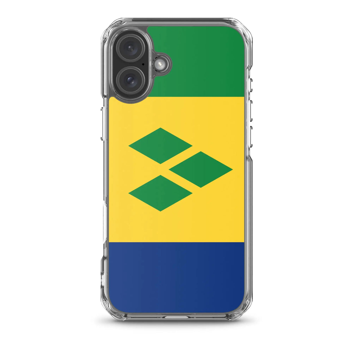 Coque iphone drapeau saint-vincent souple antichoc