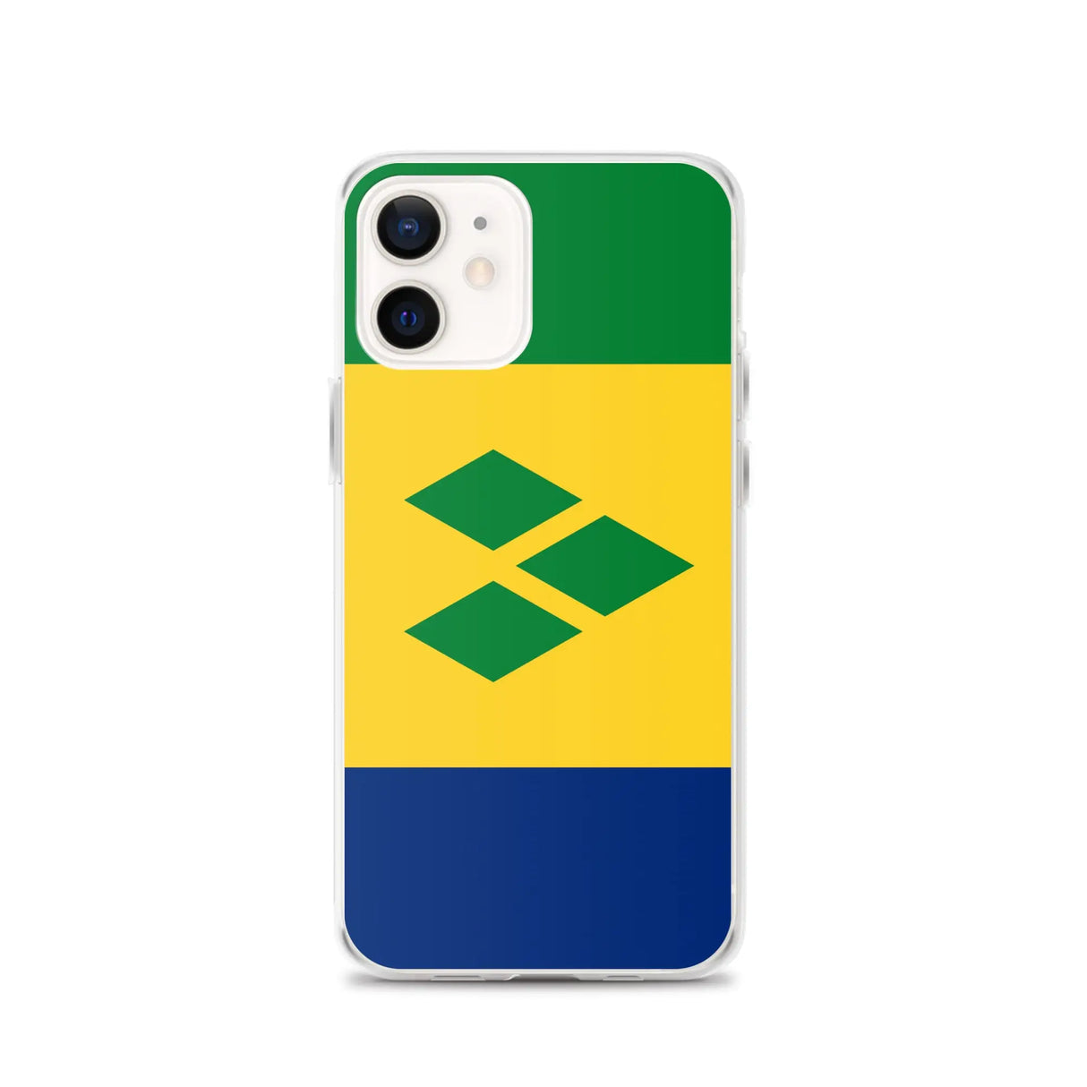 Coque iphone drapeau saint-vincent souple antichoc