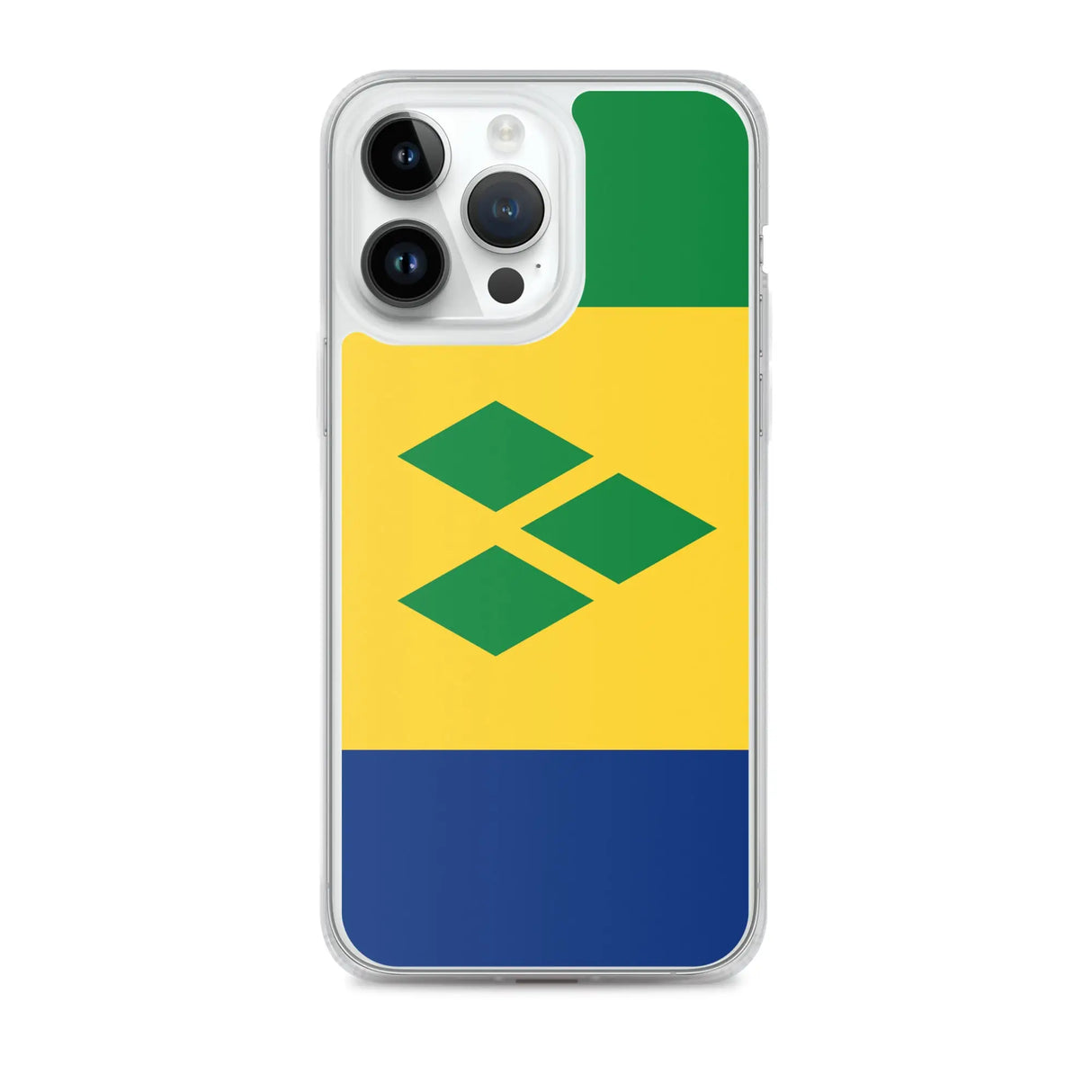 Coque iphone drapeau saint-vincent souple antichoc