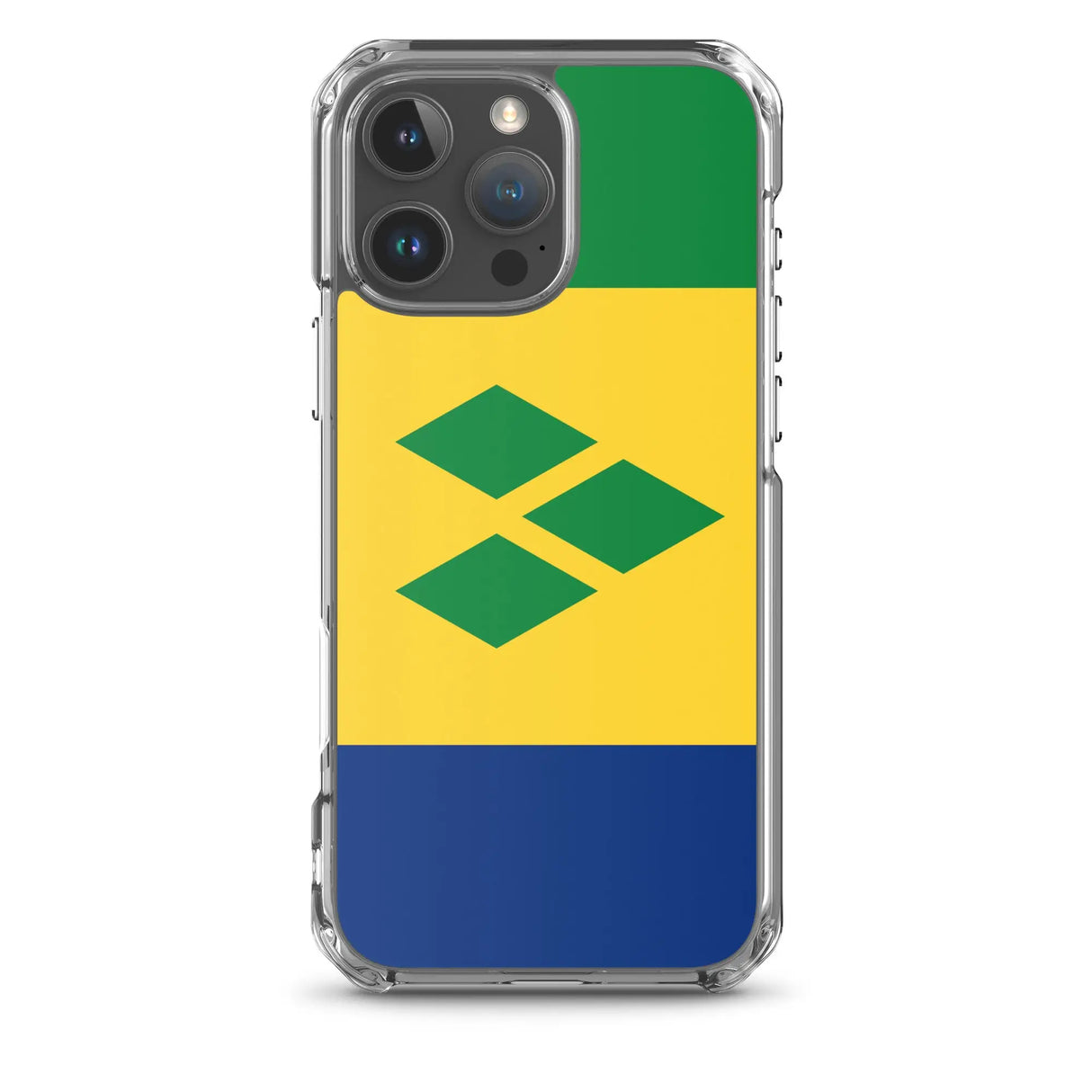 Coque iphone drapeau saint-vincent souple antichoc
