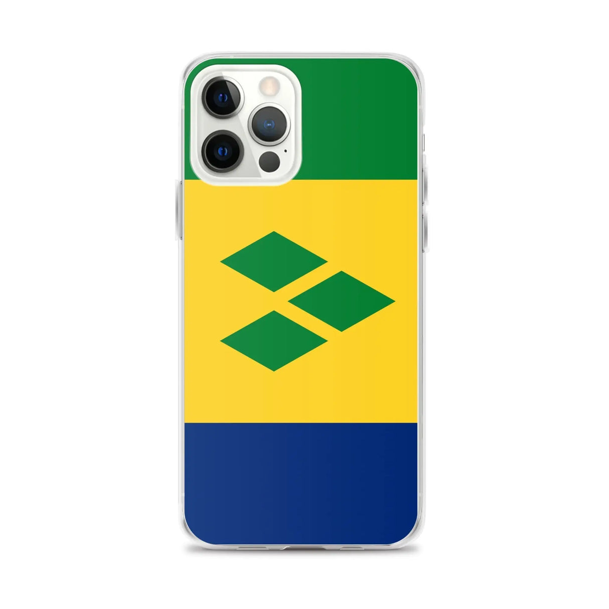 Coque iphone drapeau saint-vincent souple antichoc