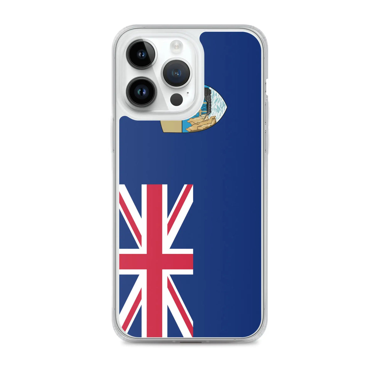 Coque iphone drapeau sainte-hélène souple antichoc