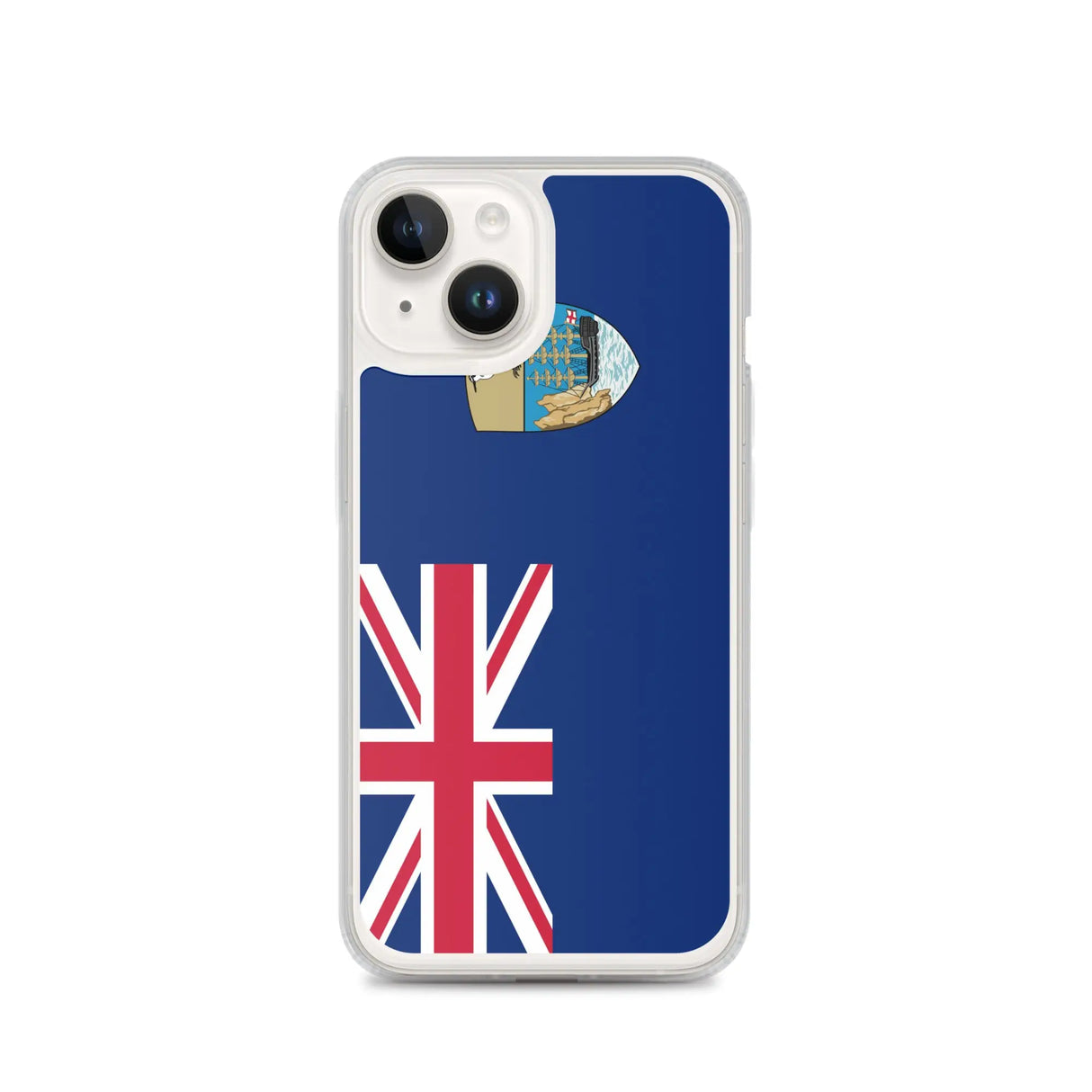 Coque iphone drapeau sainte-hélène souple antichoc