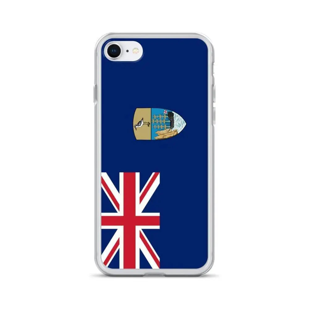 Coque iphone drapeau sainte-hélène souple antichoc