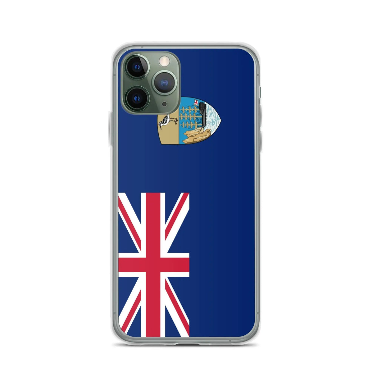 Coque iphone drapeau sainte-hélène souple antichoc