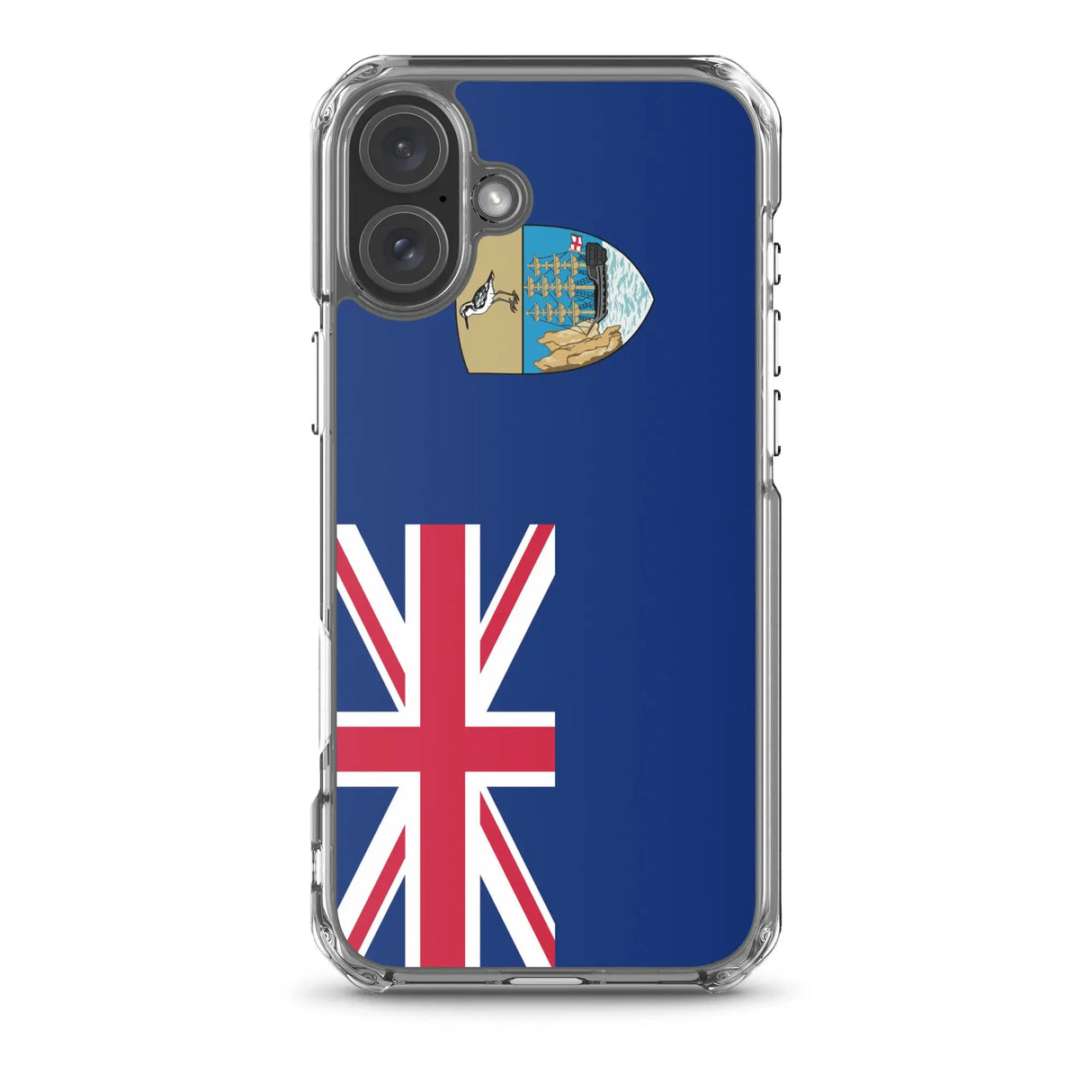 Coque iphone drapeau sainte-hélène souple antichoc