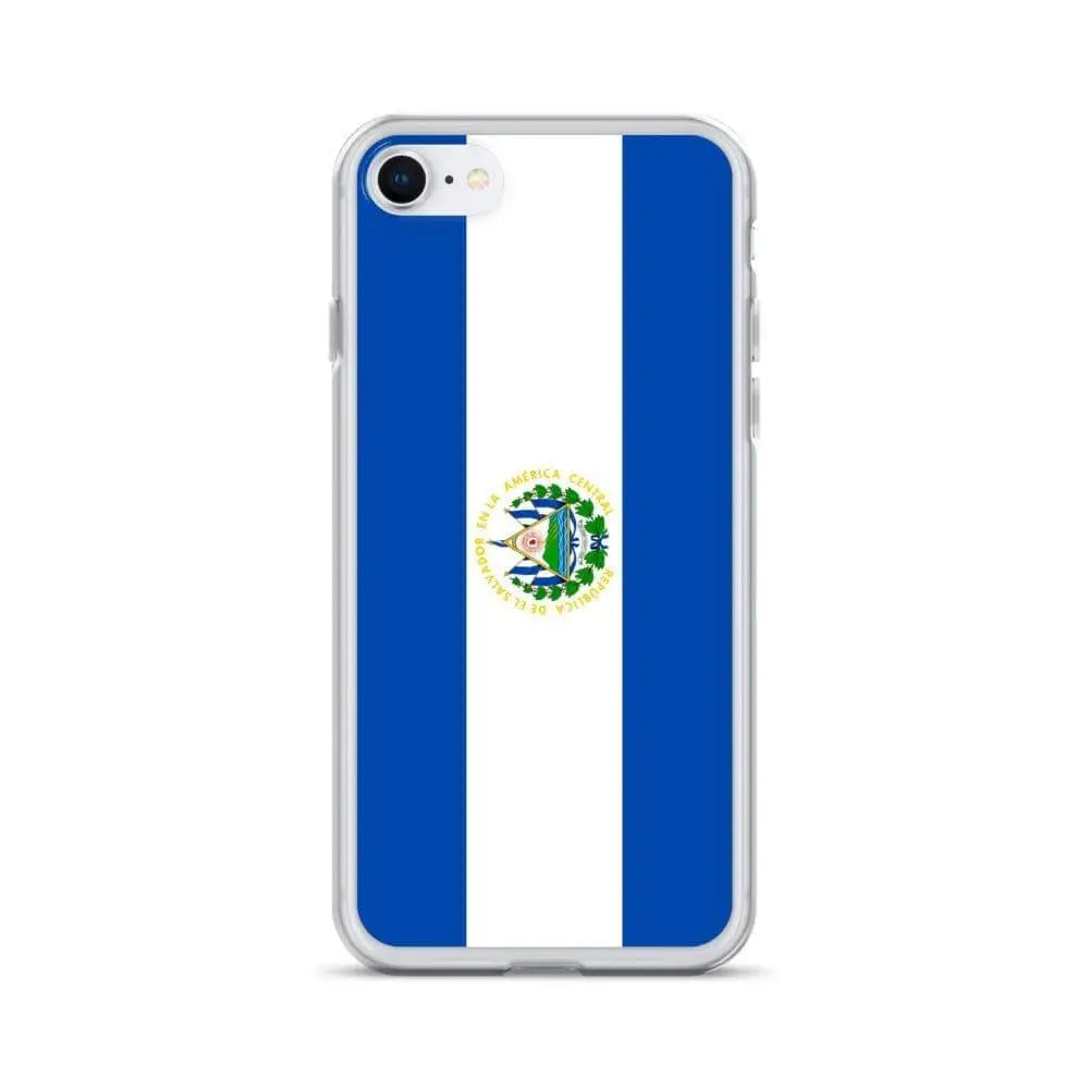 Coque iphone drapeau salvador souple résistant antichoc