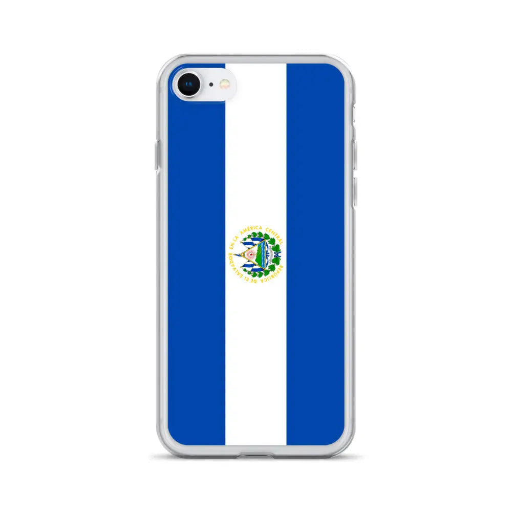 Coque iphone drapeau salvador souple résistant antichoc