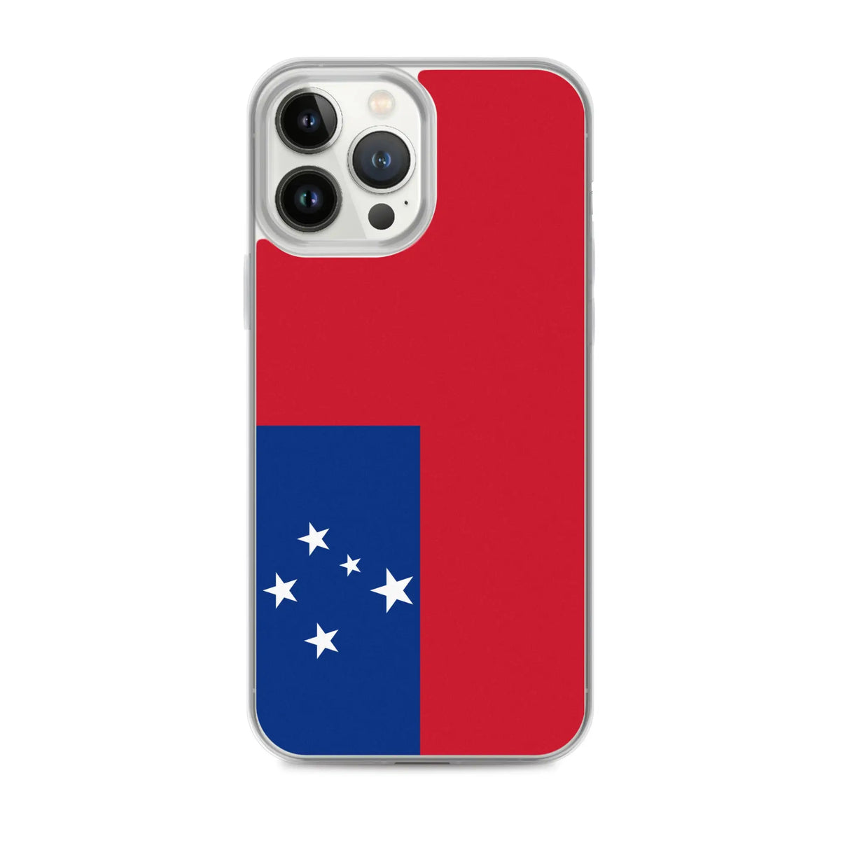 Coque iphone drapeau samoa souple antichoc transparente