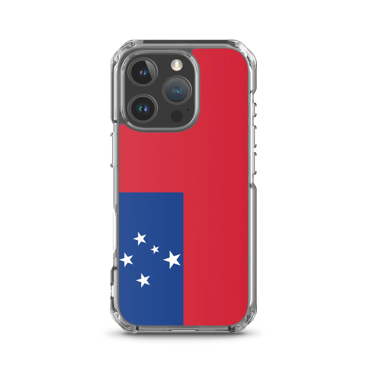 Coque iphone drapeau samoa souple antichoc transparente