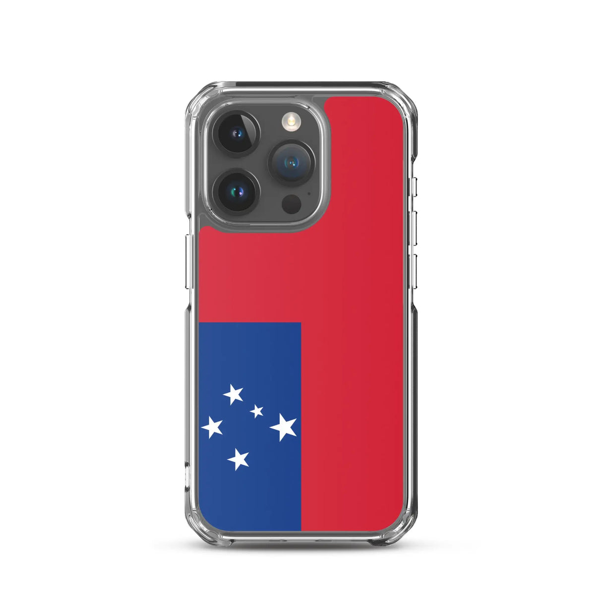 Coque iphone drapeau samoa souple antichoc transparente