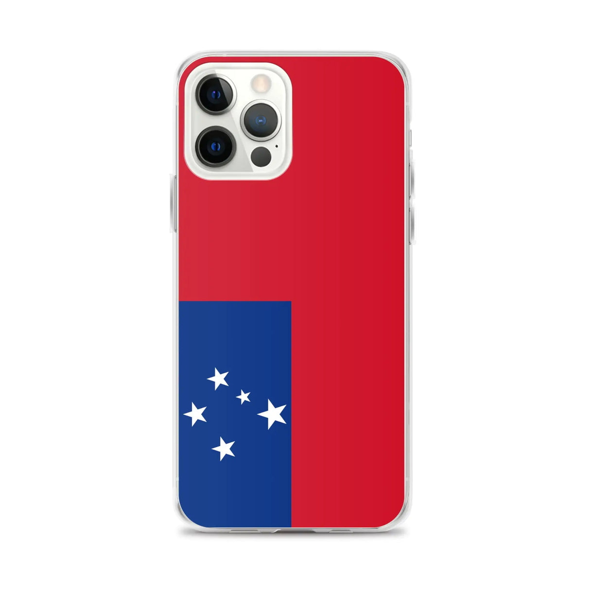 Coque iphone drapeau samoa souple antichoc transparente
