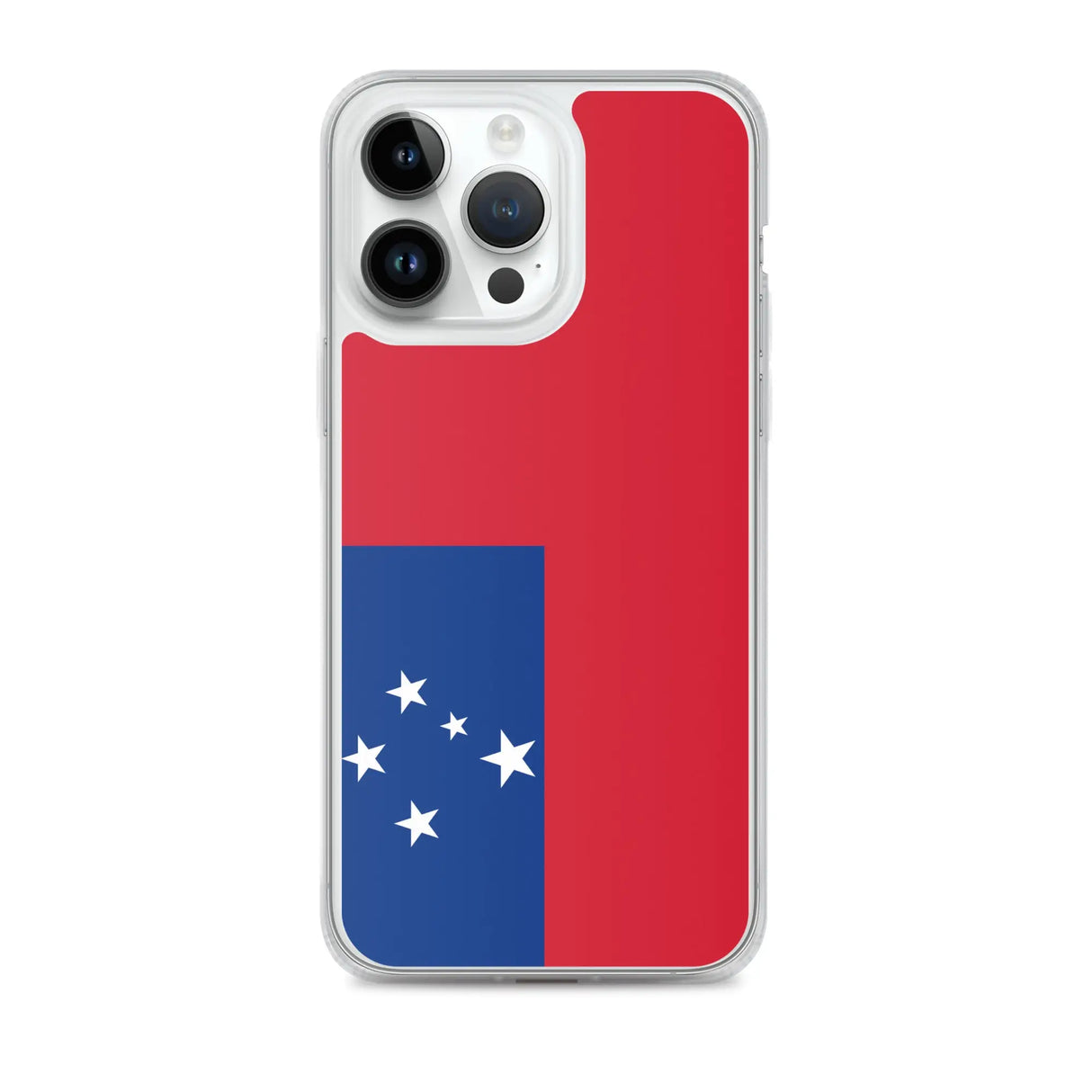 Coque iphone drapeau samoa souple antichoc transparente