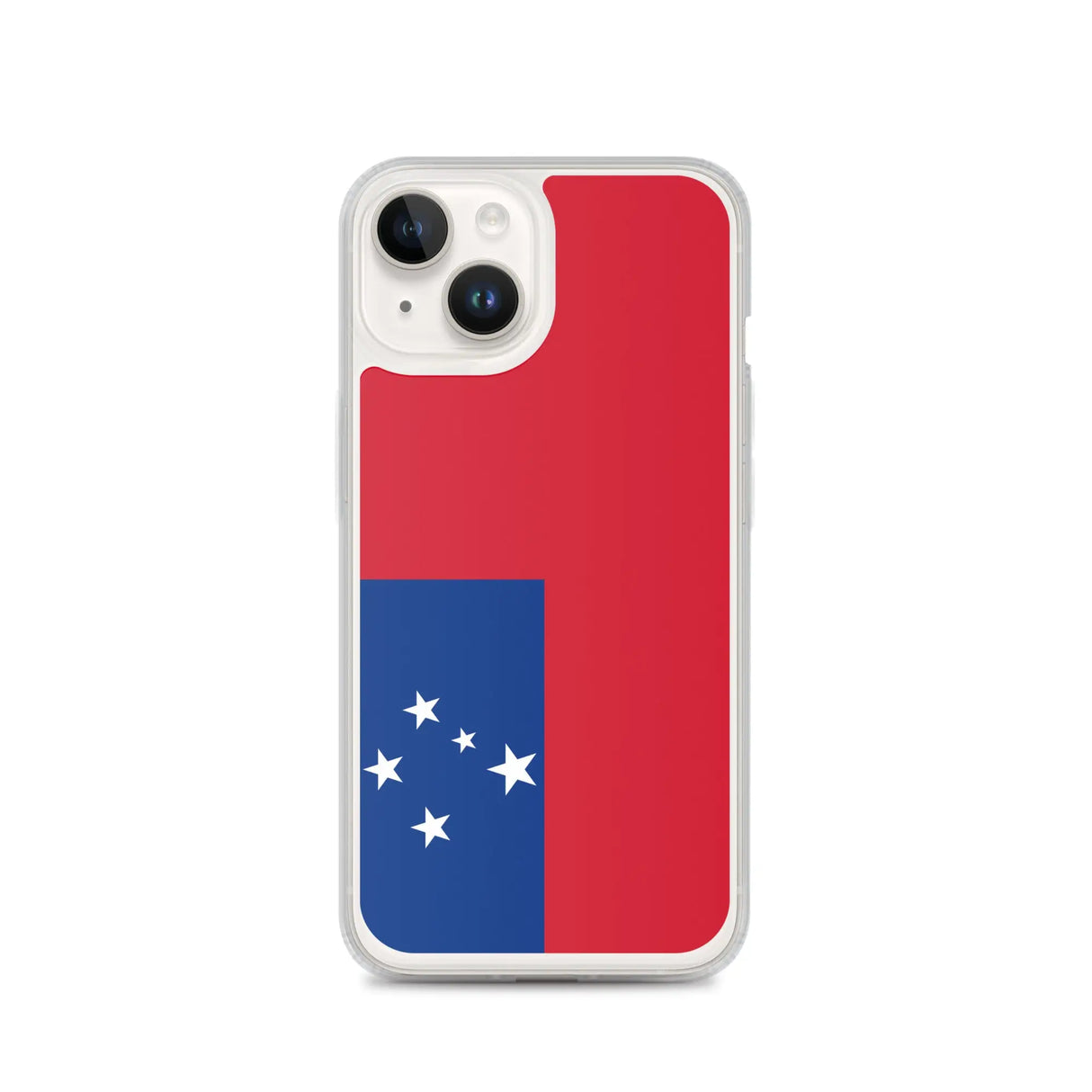 Coque iphone drapeau samoa souple antichoc transparente
