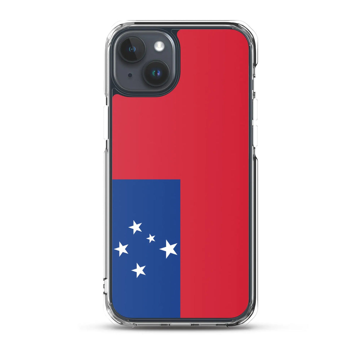Coque iphone drapeau samoa souple antichoc transparente