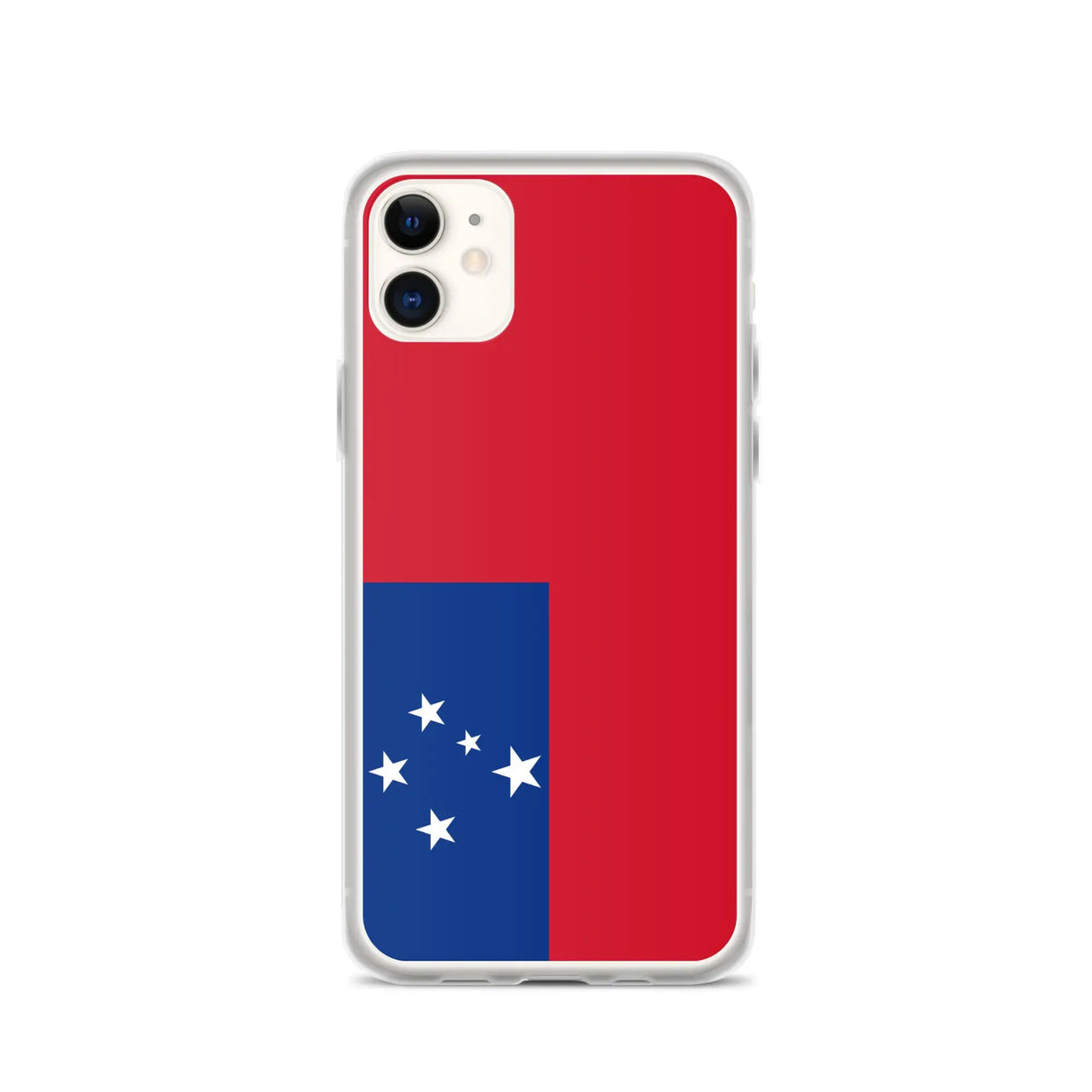 Coque iphone drapeau samoa souple antichoc transparente
