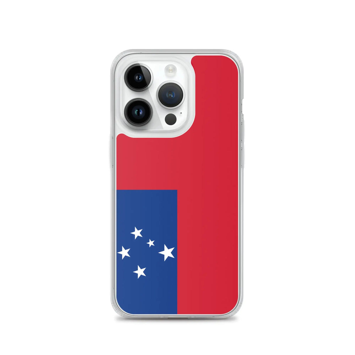 Coque iphone drapeau samoa souple antichoc transparente