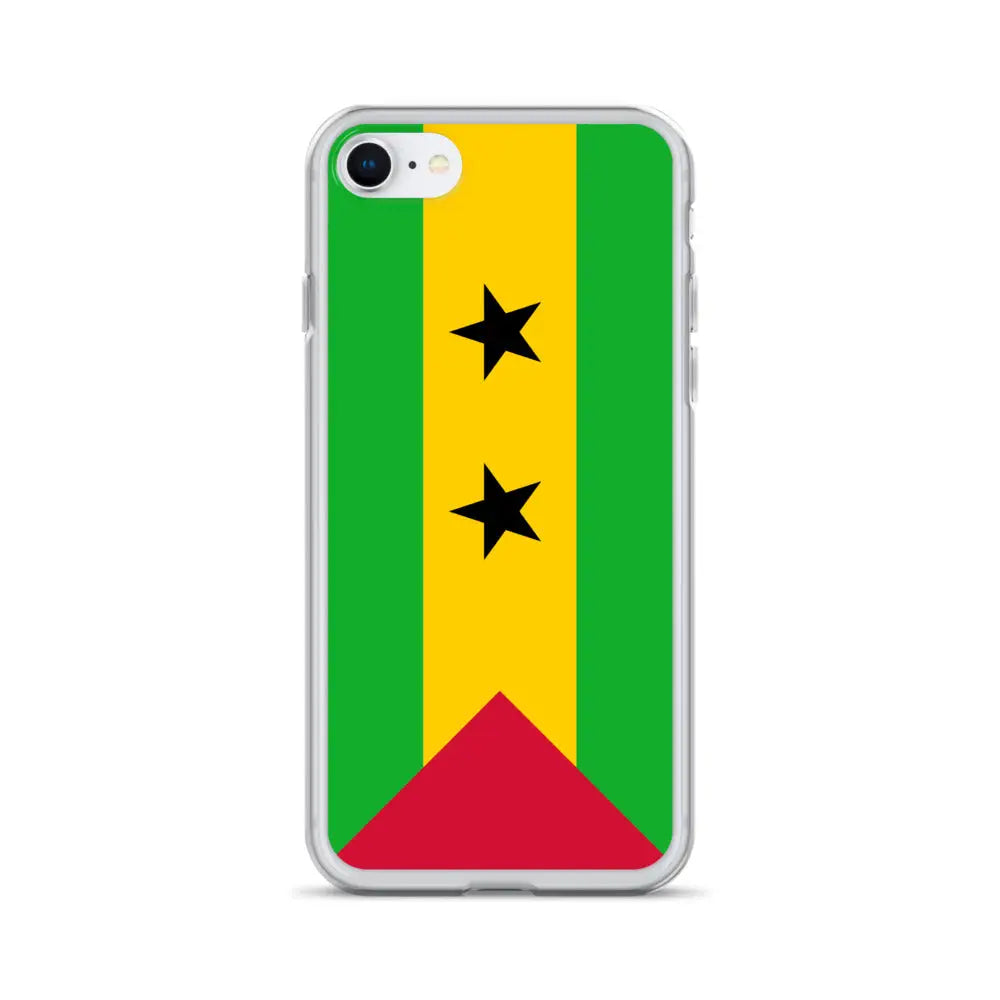 Coque iphone drapeau sao tomé-et-principe souple antichoc