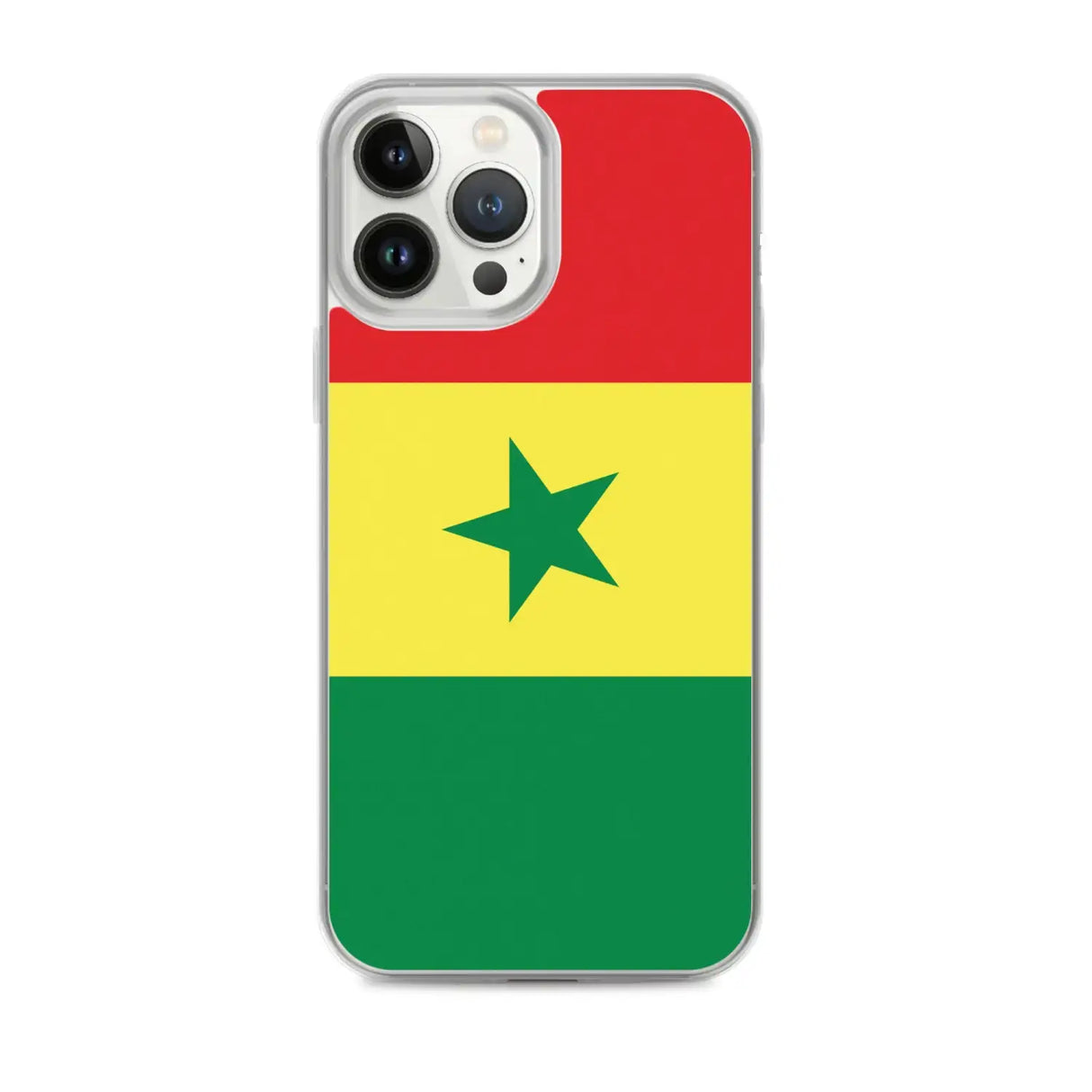 Coque iphone drapeau sénégal souple résistante antichoc