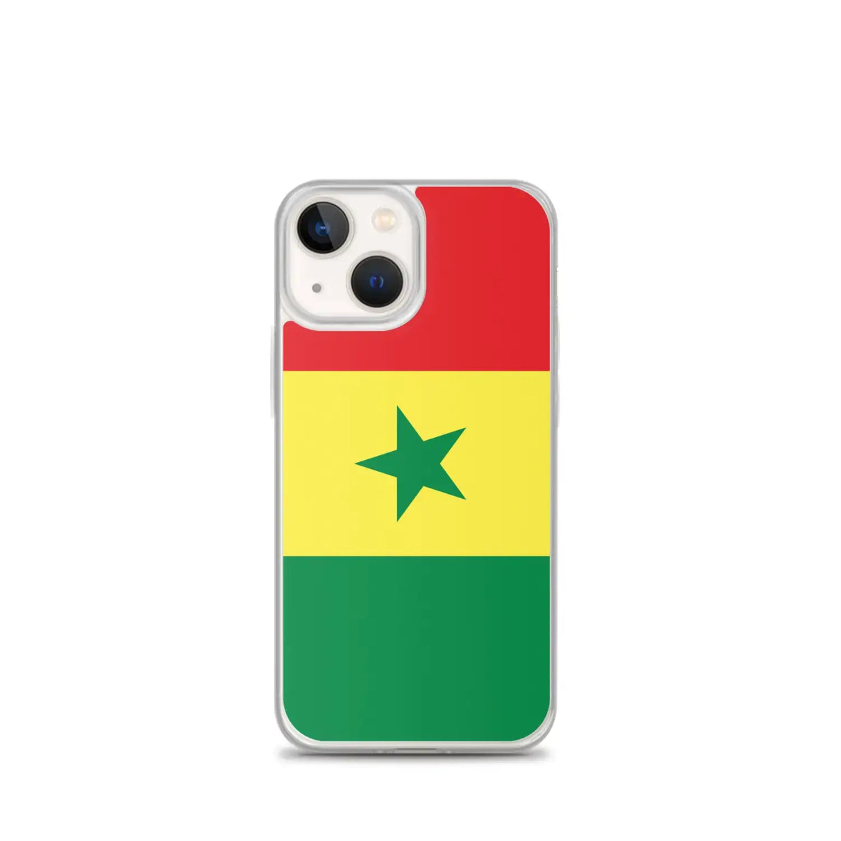 Coque iphone drapeau sénégal souple résistante antichoc