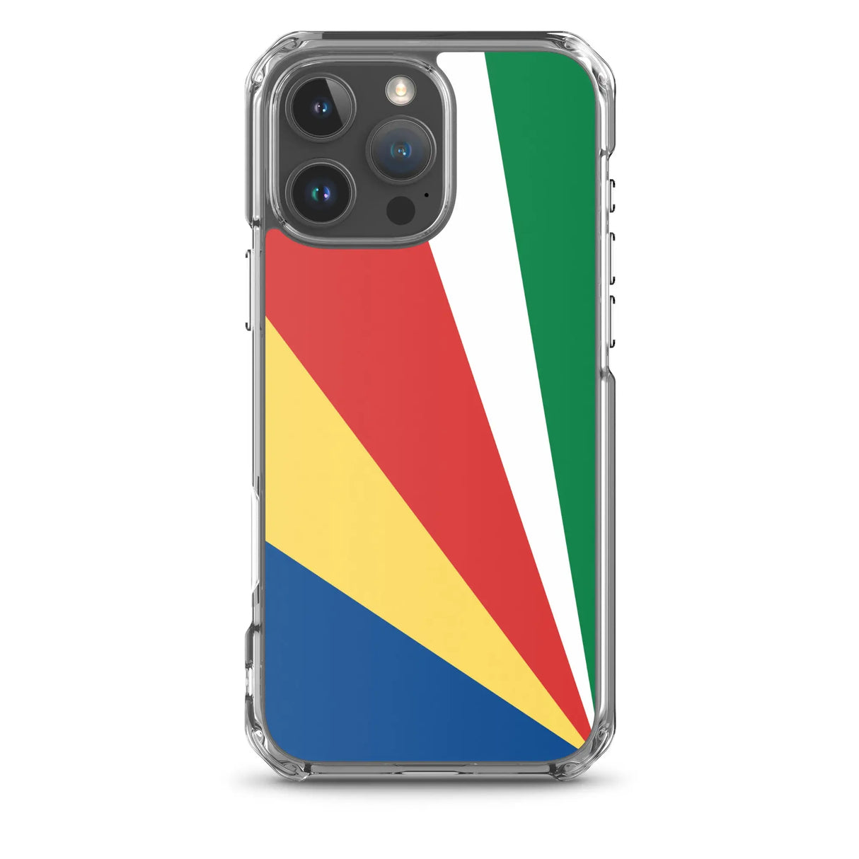 Coque iphone drapeau seychelles souple antichoc transparente