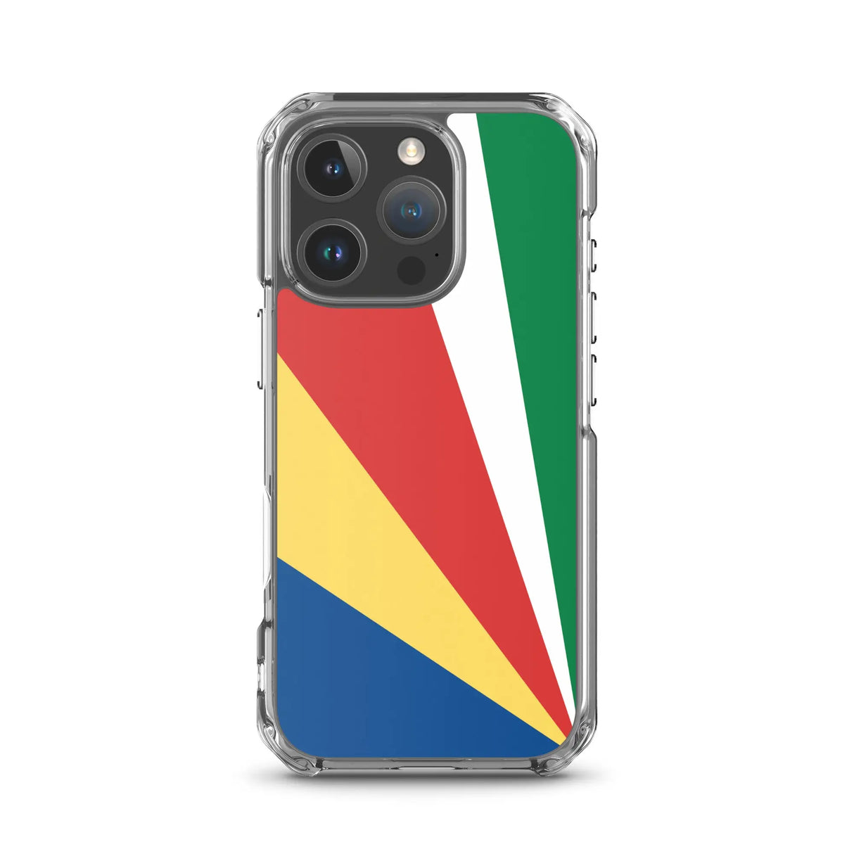 Coque iphone drapeau seychelles souple antichoc transparente