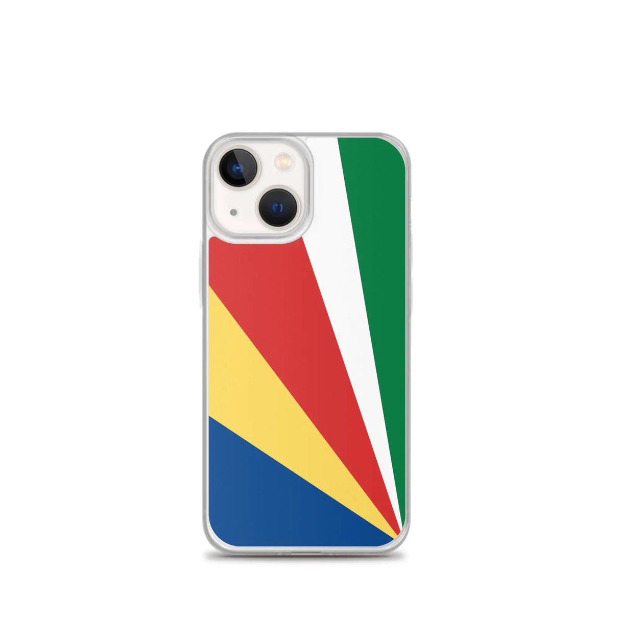 Coque iphone drapeau seychelles souple antichoc transparente