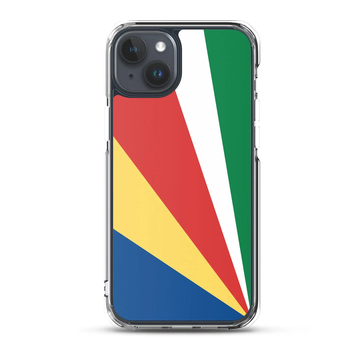 Coque iphone drapeau seychelles souple antichoc transparente
