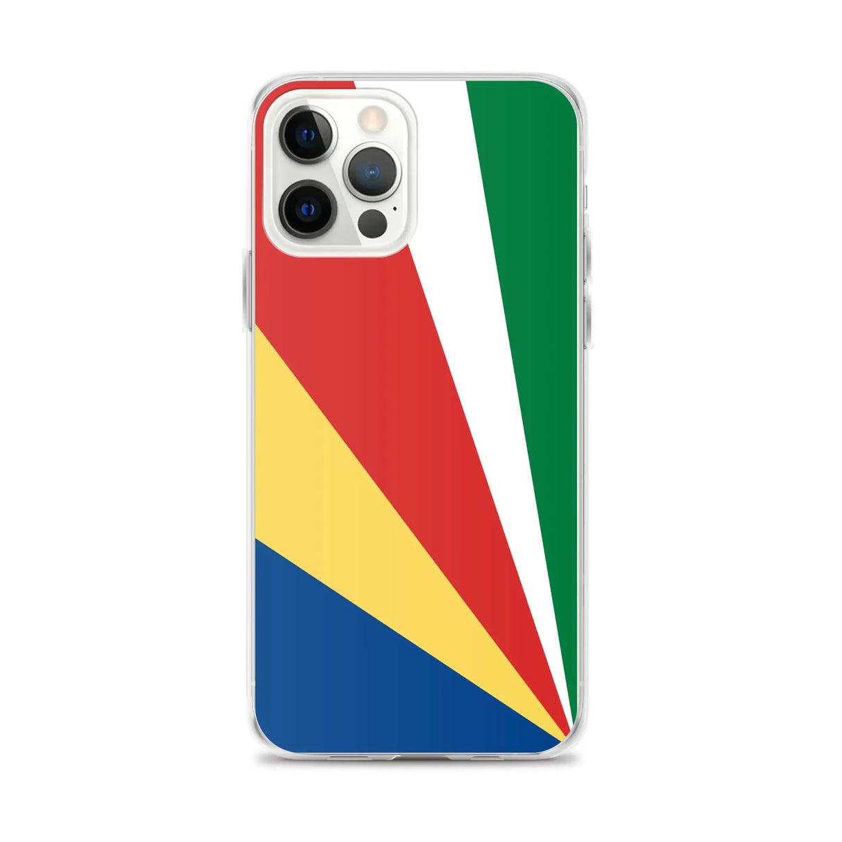 Coque iphone drapeau seychelles souple antichoc transparente
