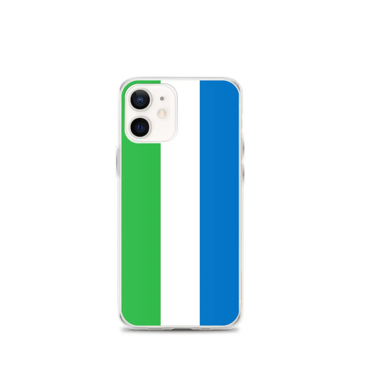 Coque iphone drapeau sierra leone souple antichoc transparente